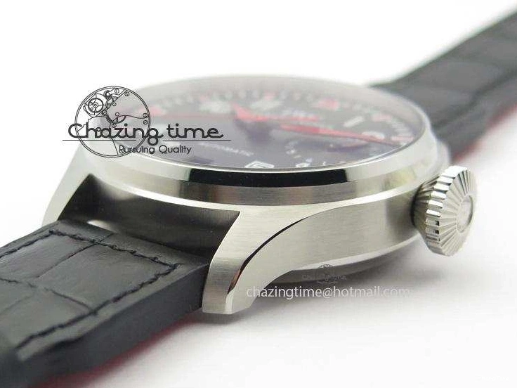 MIROTIME 0101 RelaxedFit Big Pilot Real PR IW500435 “Muhammad Ali” ZF Best Edition On Black Leather Strap A 7295